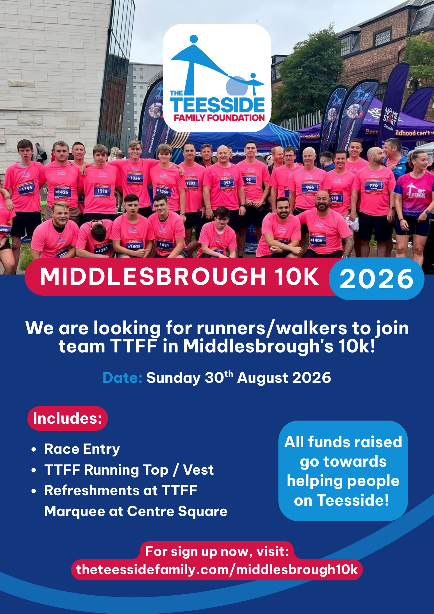 Middlesbrough 10k 2026 The Teesside Family Foundation