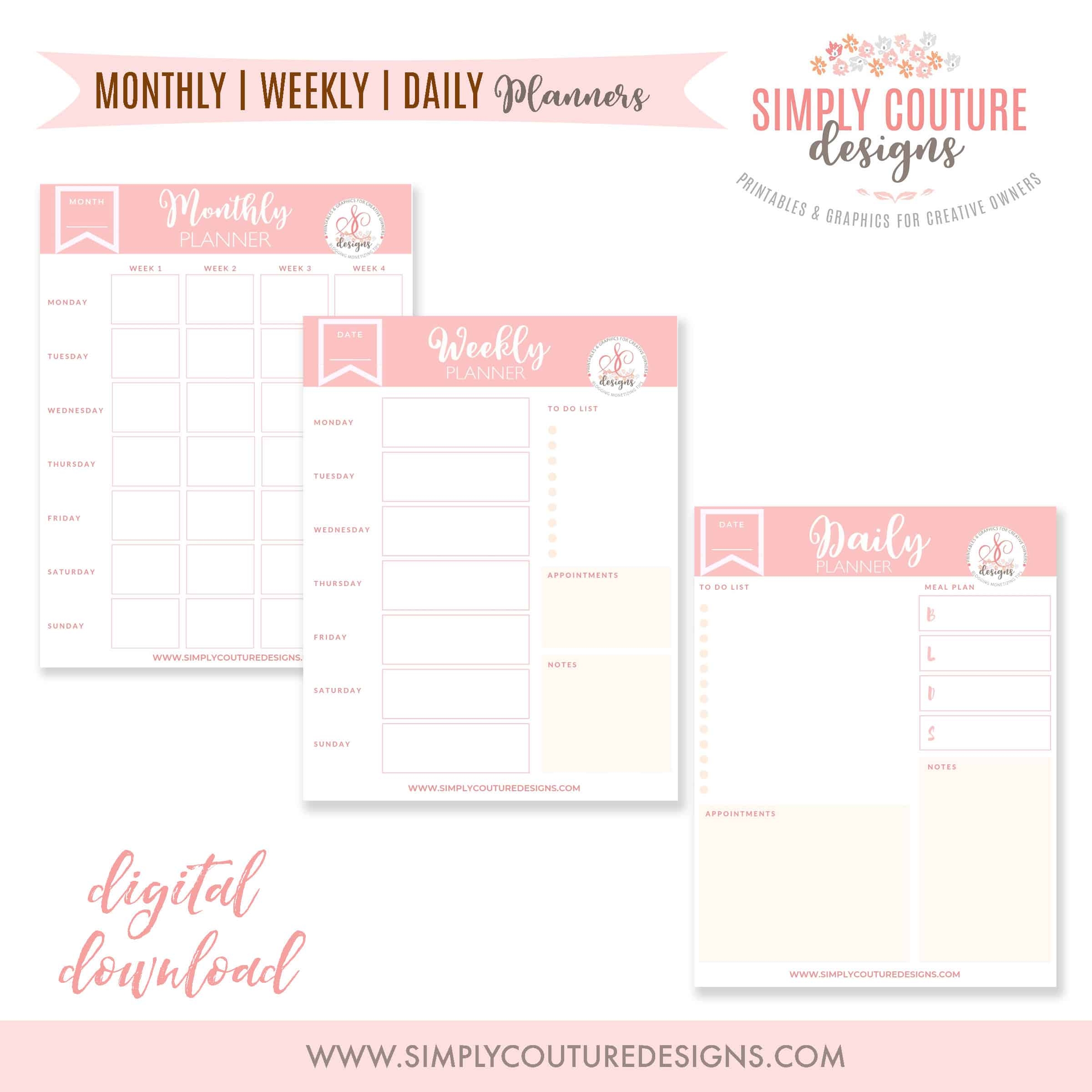 Day Designer Free Planner Printables