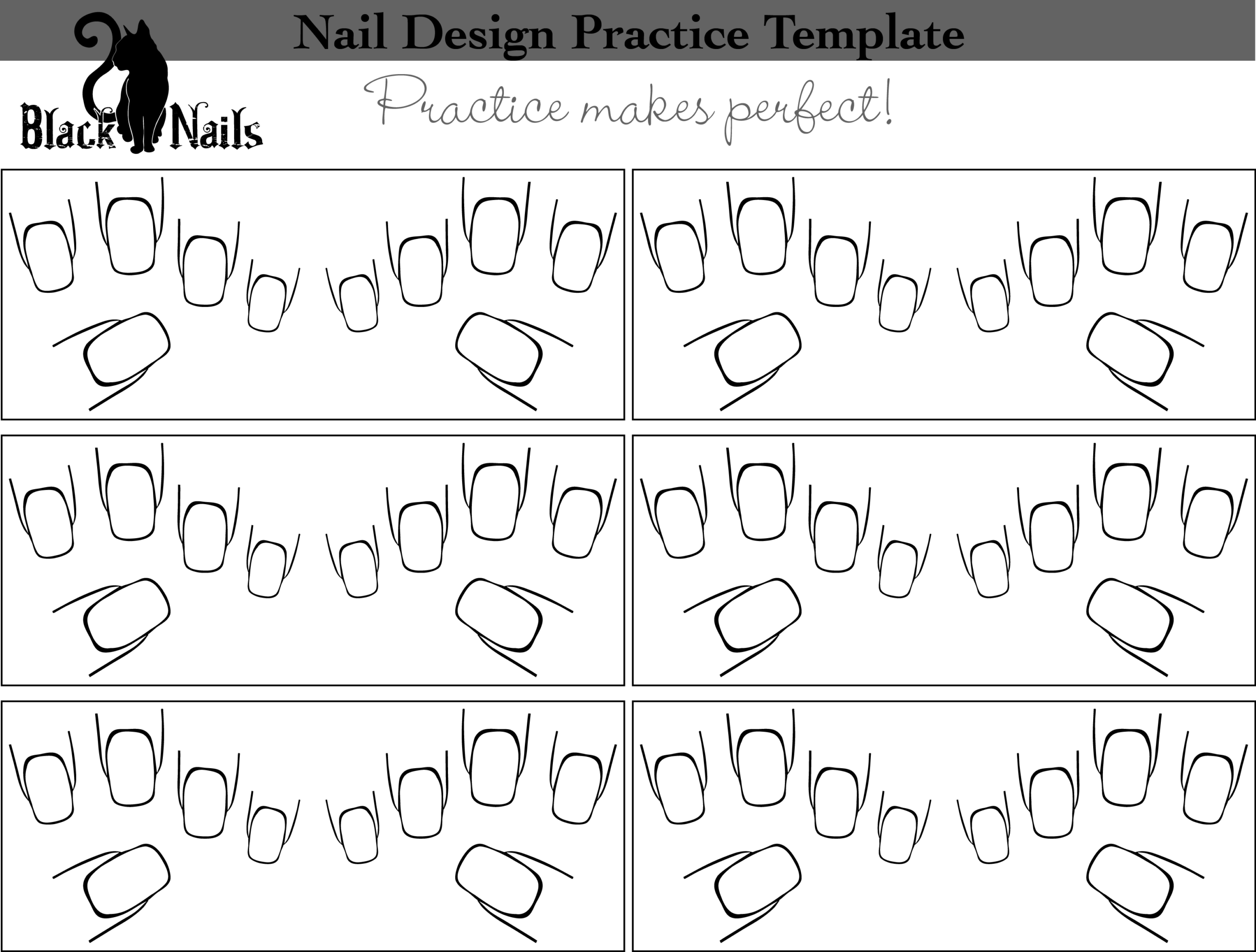 Free Printable Nail Templates