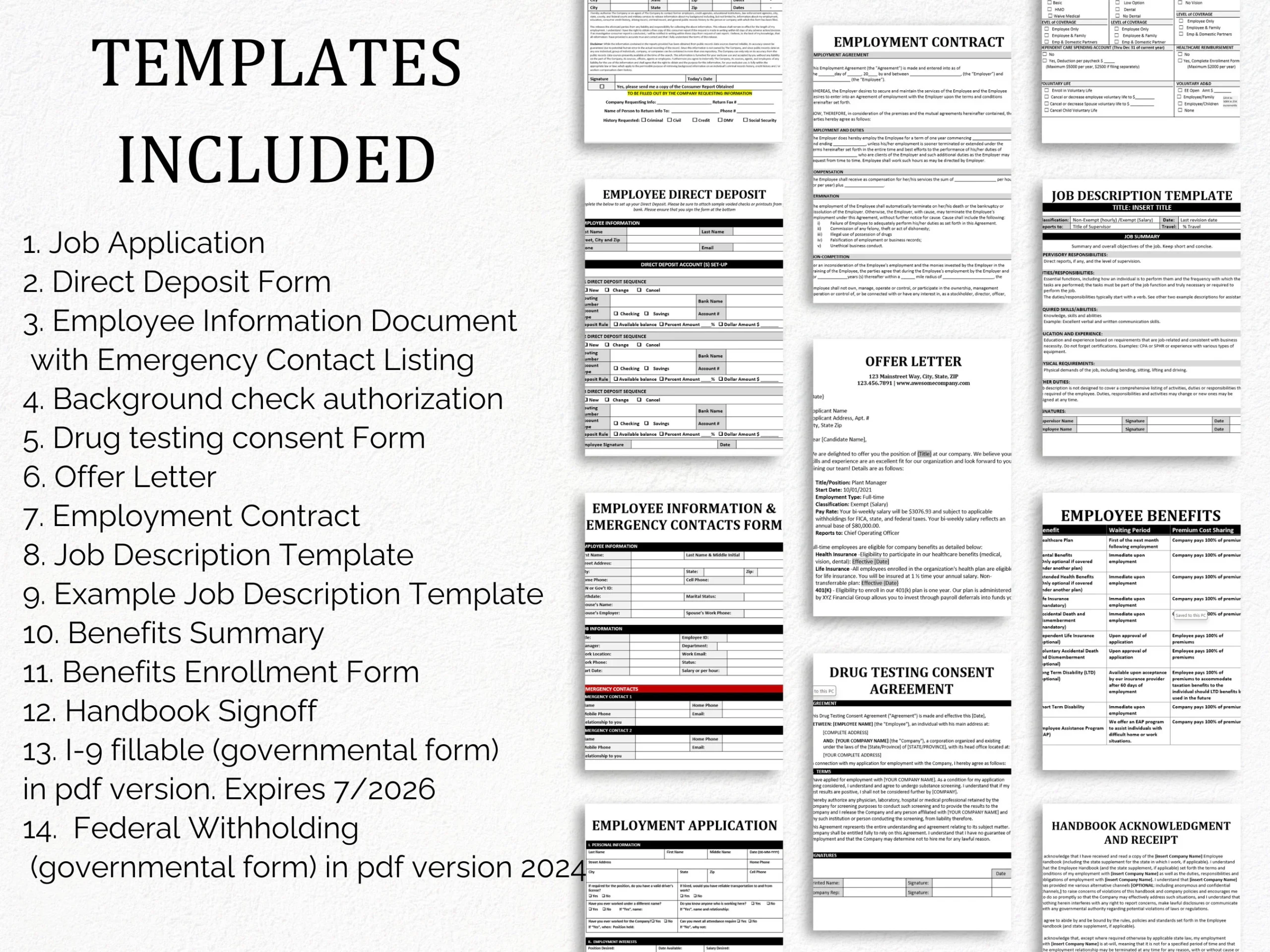 I-9 Form 2026 Printable Form