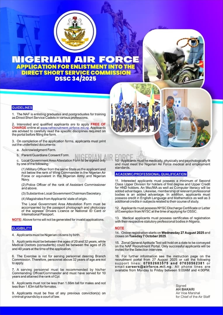 Air Force Application Form 2026
