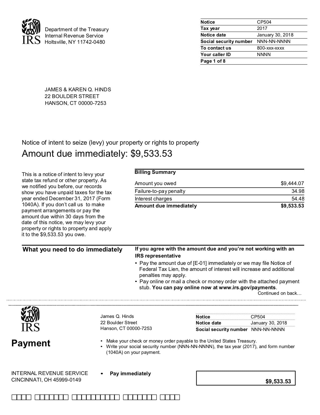 Notice CP504B What It Means amp How To Respond Paladini Law