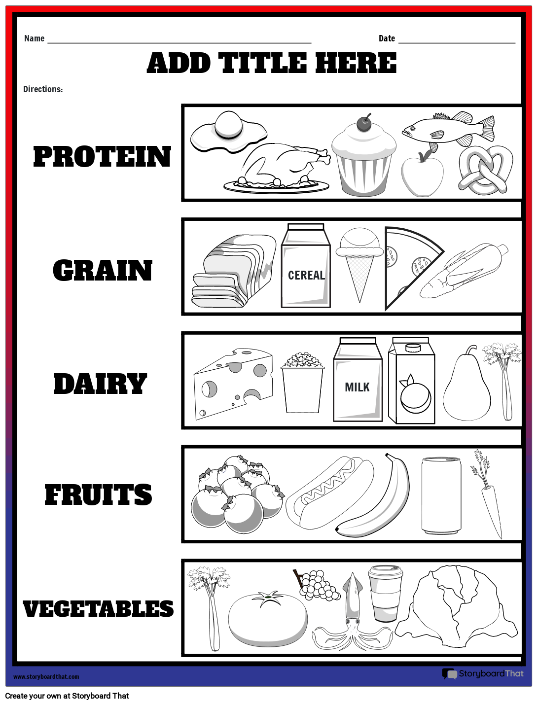 Free Printable Nutrition Worksheets For Adults