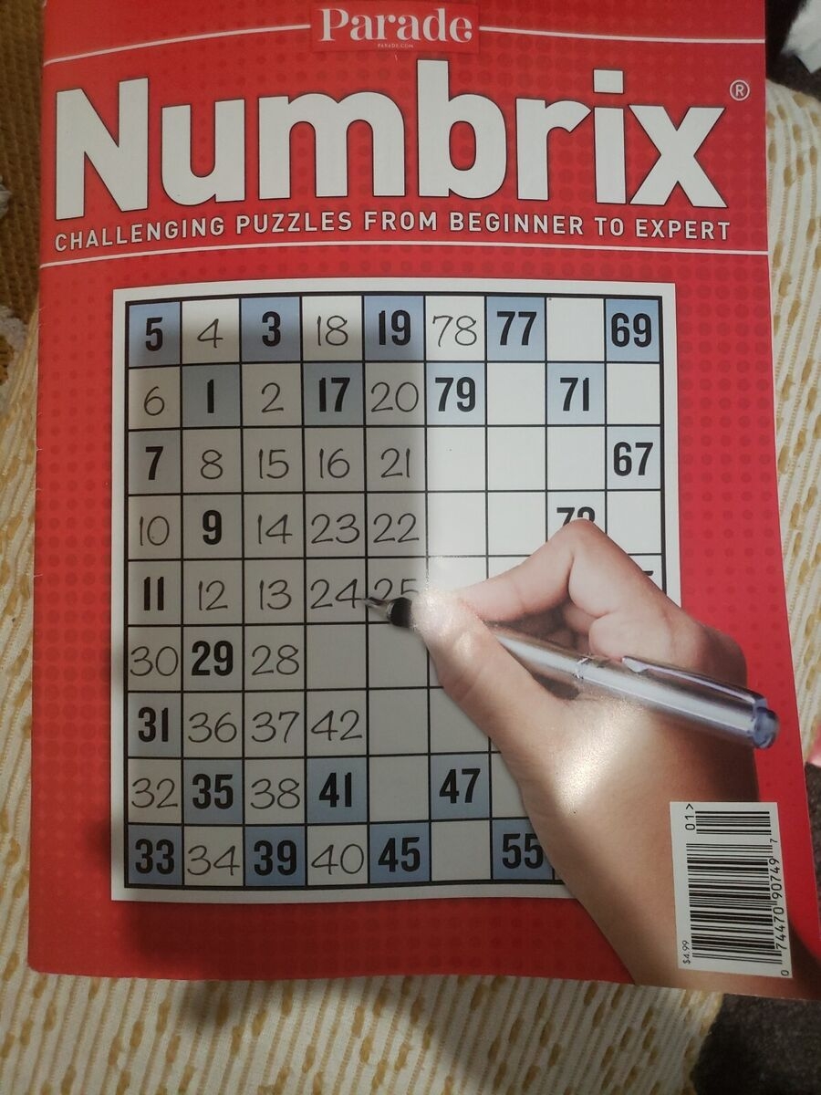 Parade Numbrix Challenging Puxxles From Beginning To Expert Magazine