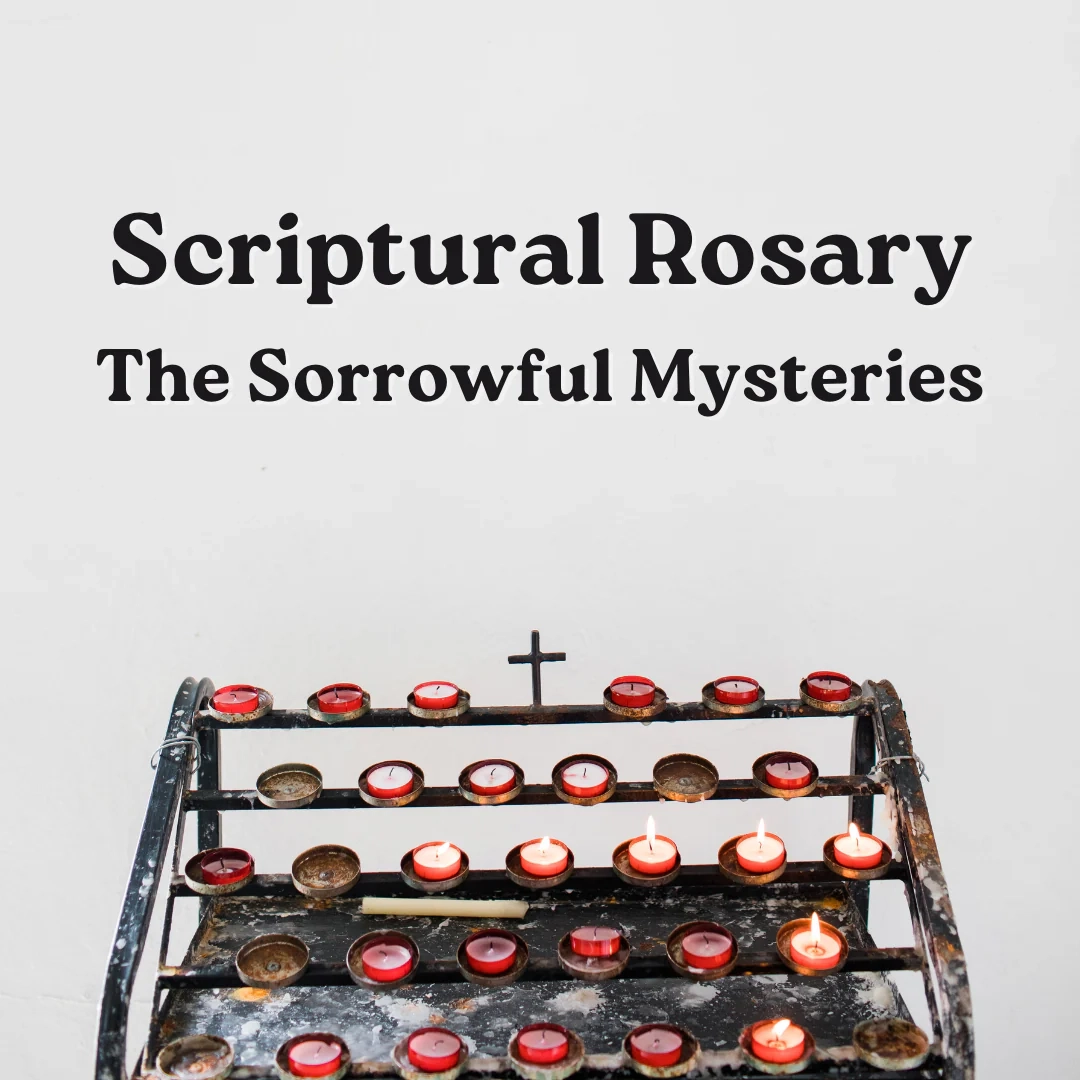Praying A Scriptural Rosary Sorrowful Mysteries