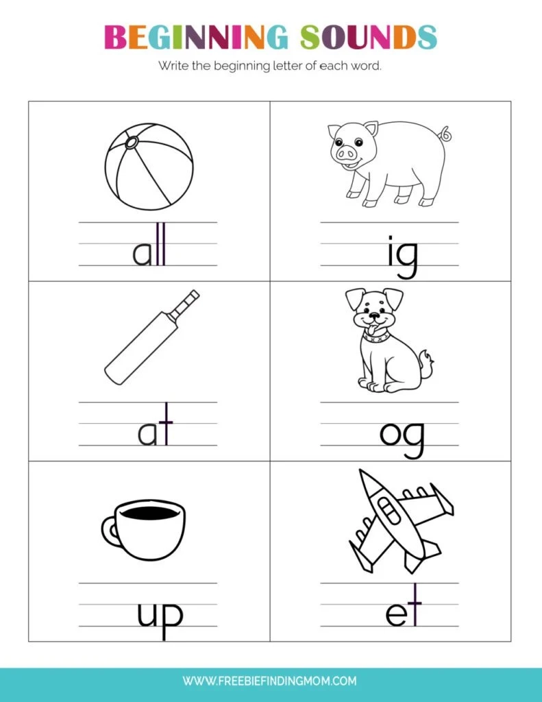 Printables Worksheets For Kindergarten