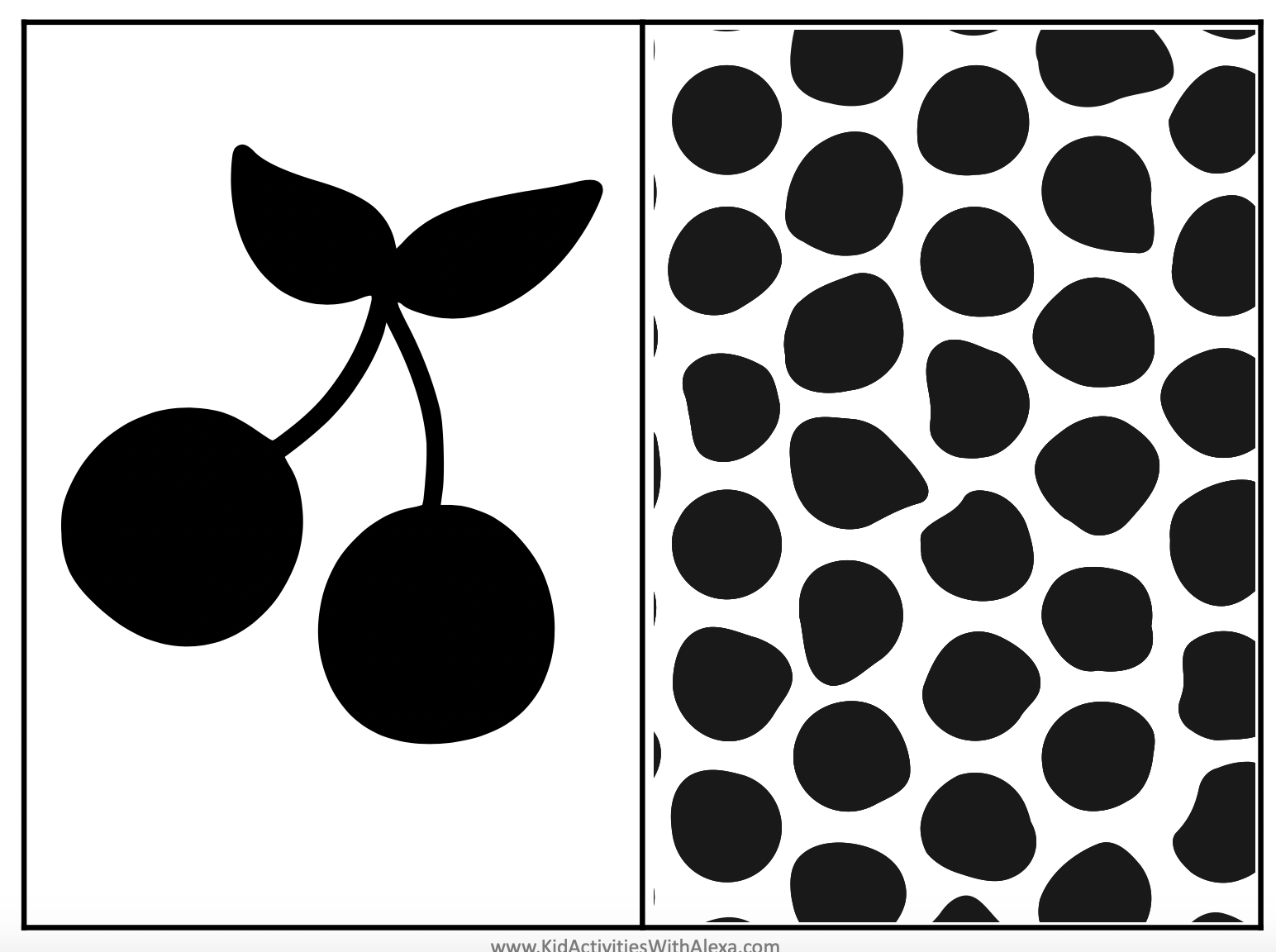 Printable Black amp White Picture Cards For Babies PDF Kid 
