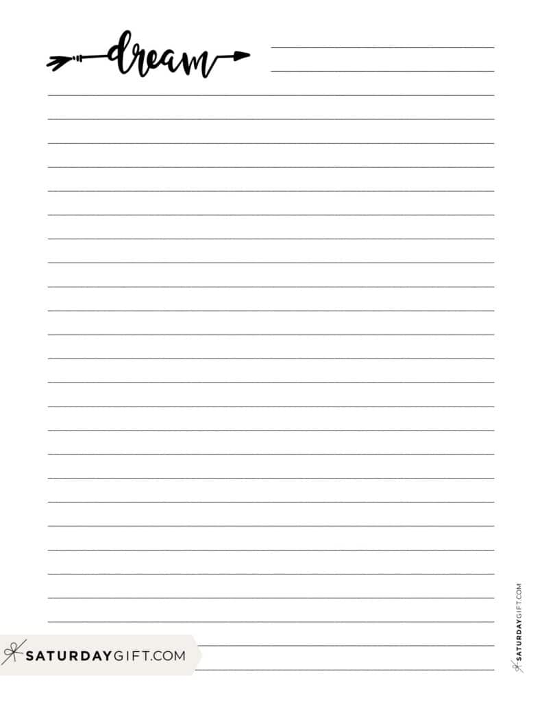 Blank Letter Template Printable