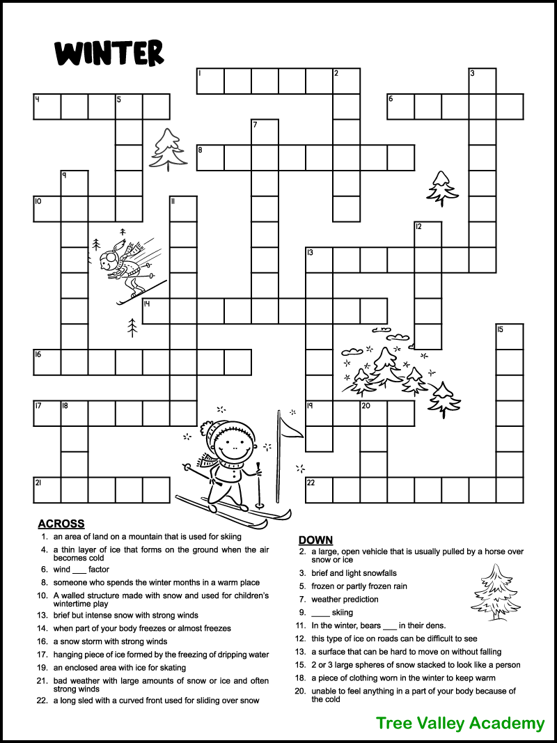Printable Crossword Puzzles By Difficulty