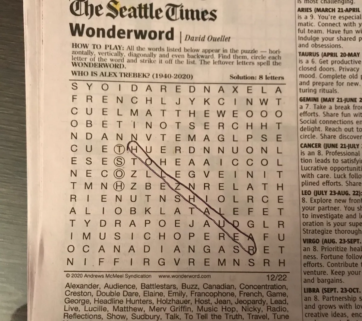 Wonderword Puzzles To Print Out