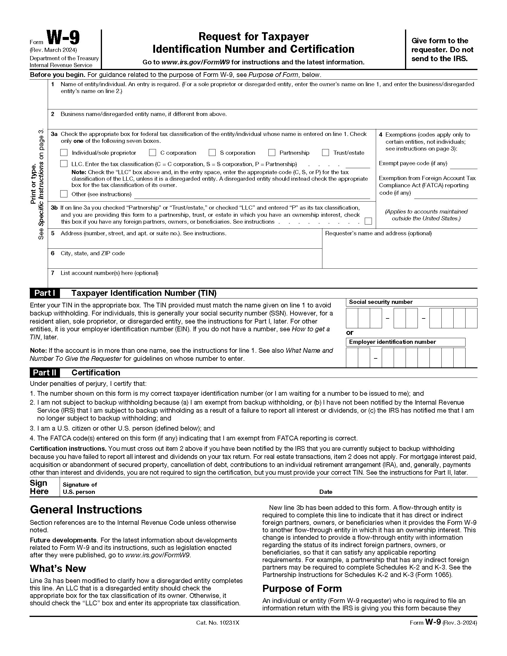 Qui n Debe Completar El Formulario W 9 Del IRS 