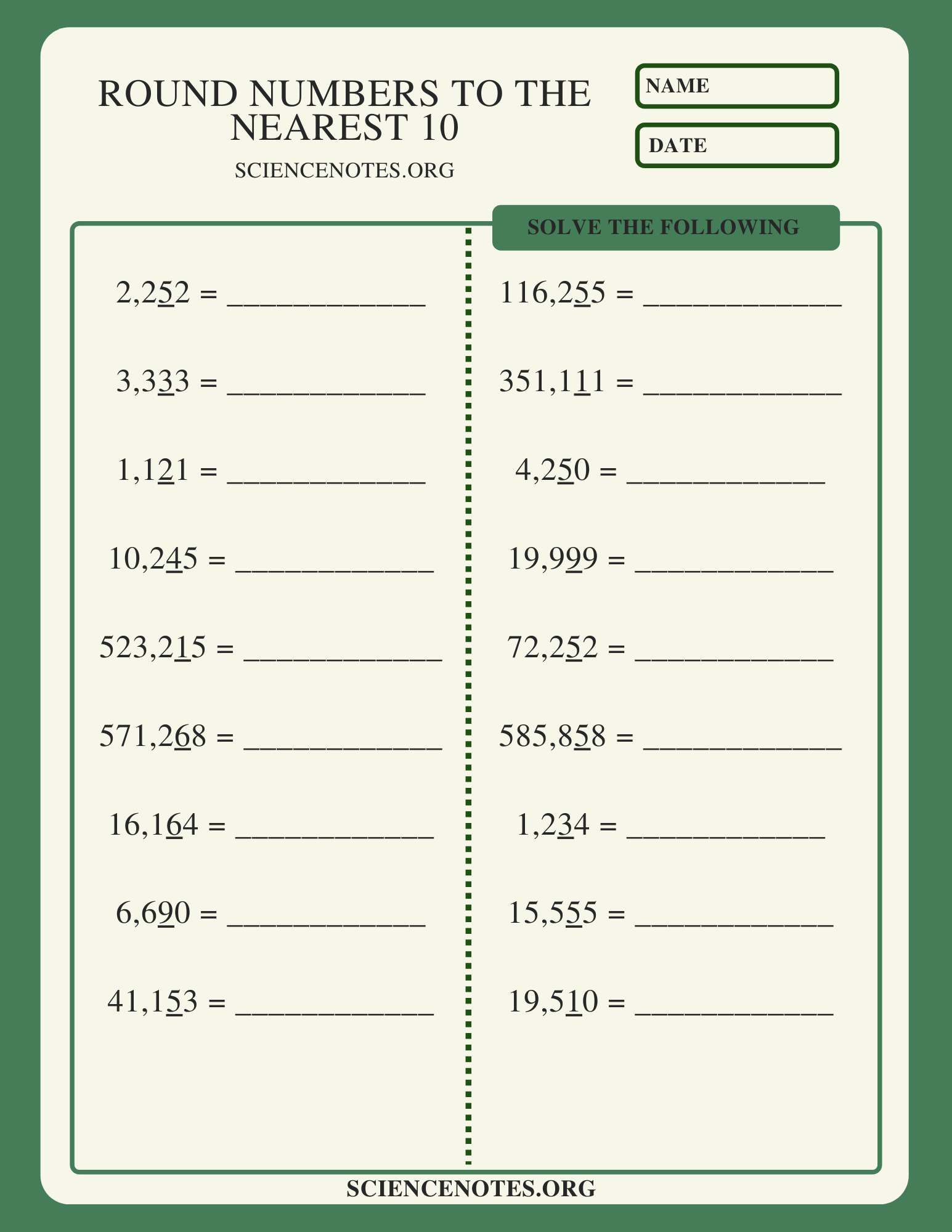Rounding Numbers Rules And Examples