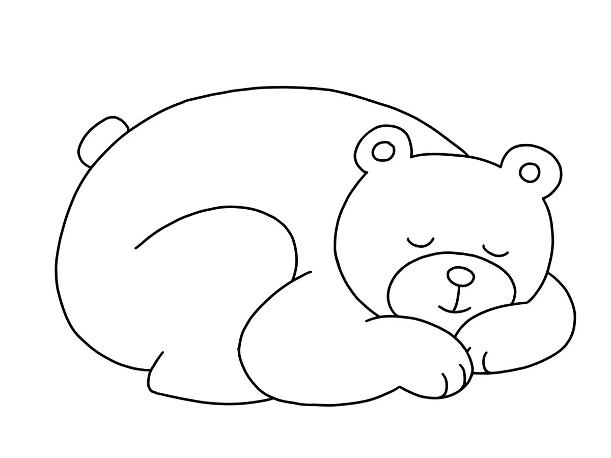 Bear Template Printable