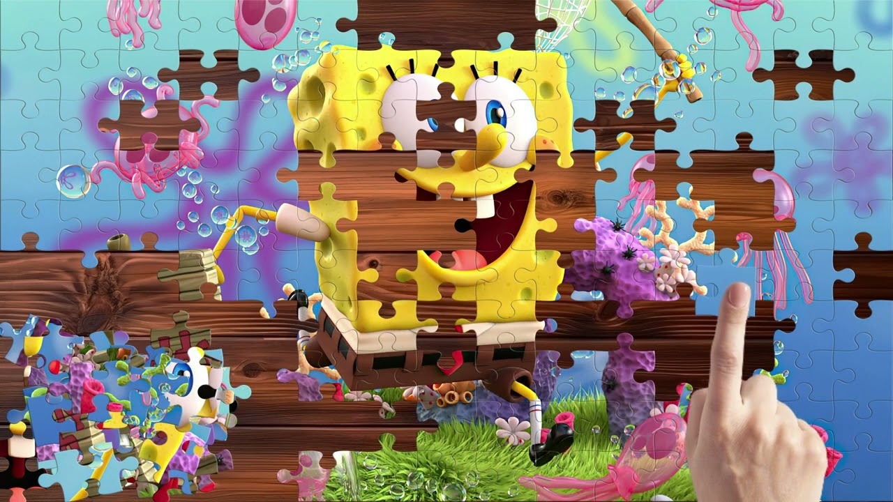 SpongeBob Jigsaw Puzzle Can You Guess The Final Piece 