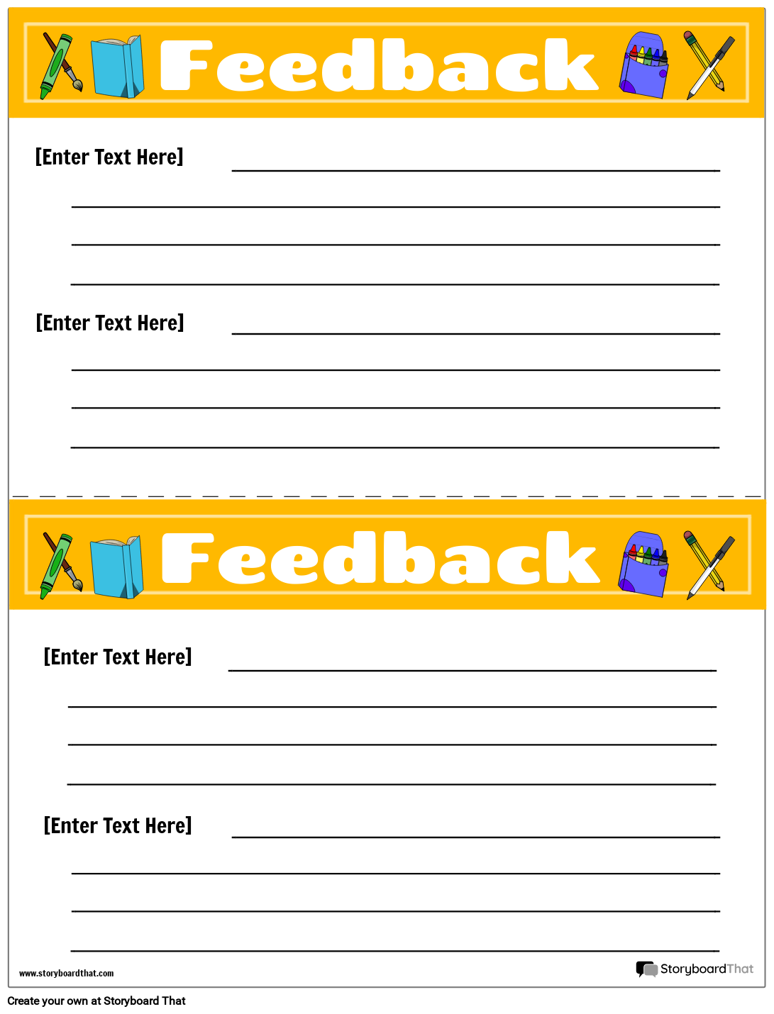 Printable Suggestion Box Template