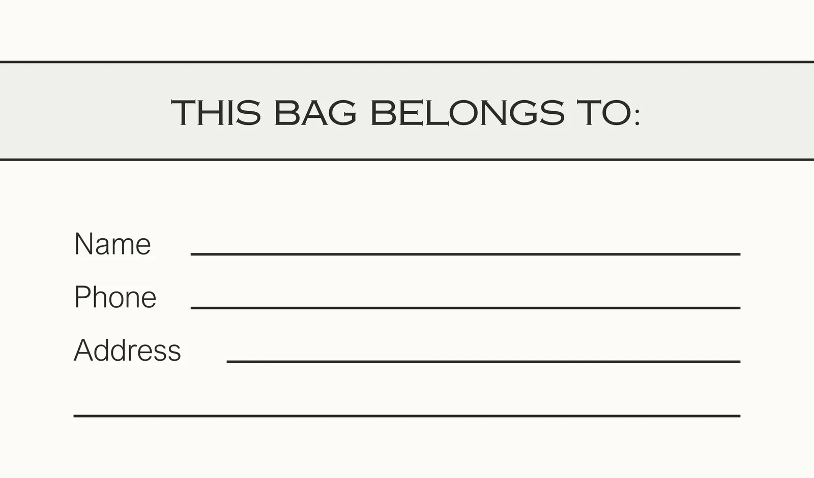 Template Label Suitcase Suitcase Labels Printable 28 Thousand 