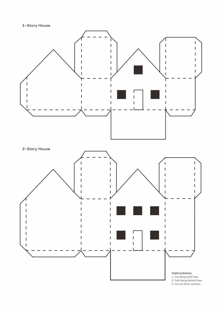 Printable House Template