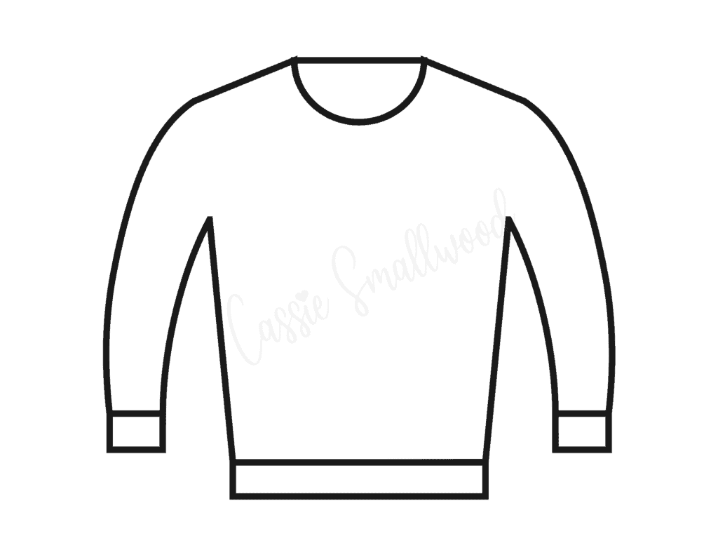 THE BEST Ugly Sweater Templates Cassie Smallwood