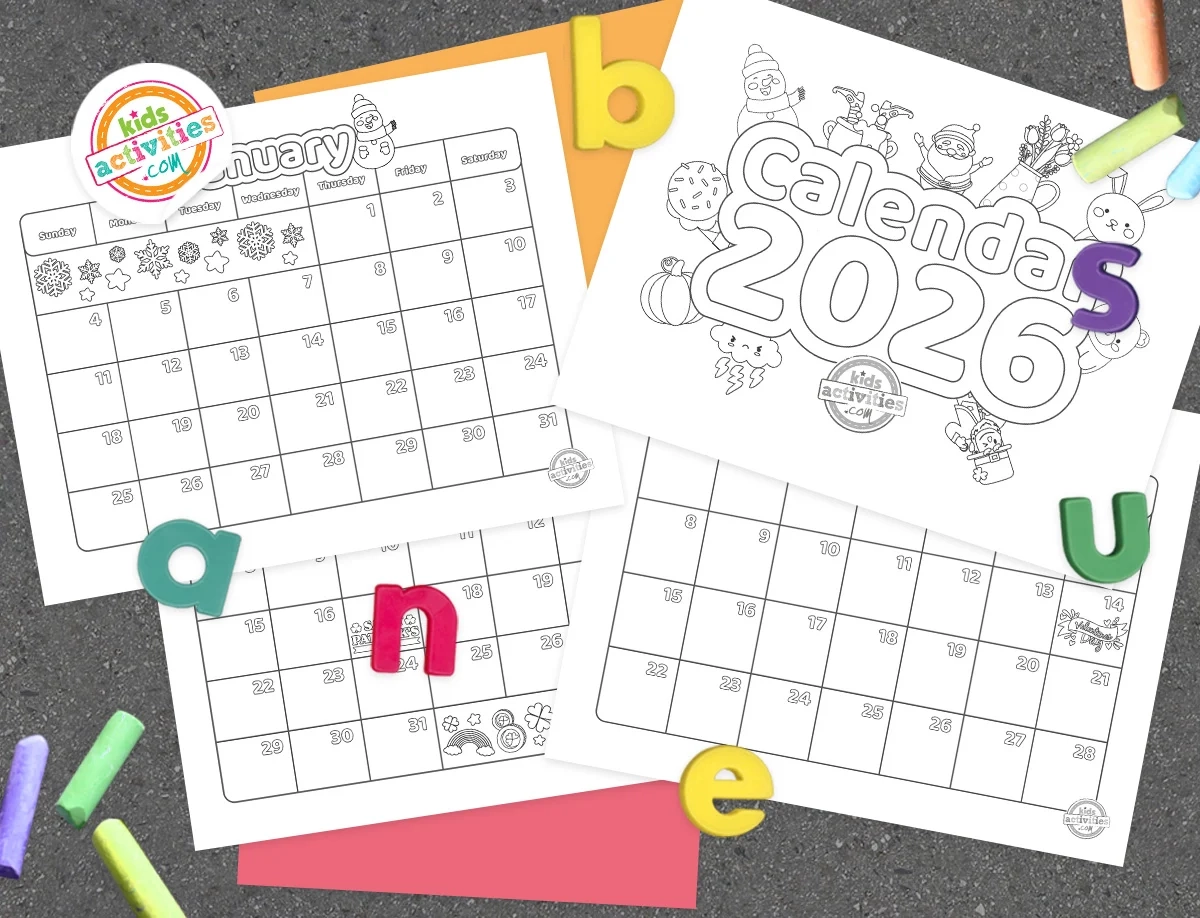 The Free Printable Calendar For Kids 2026 Is Here Kids Activities 