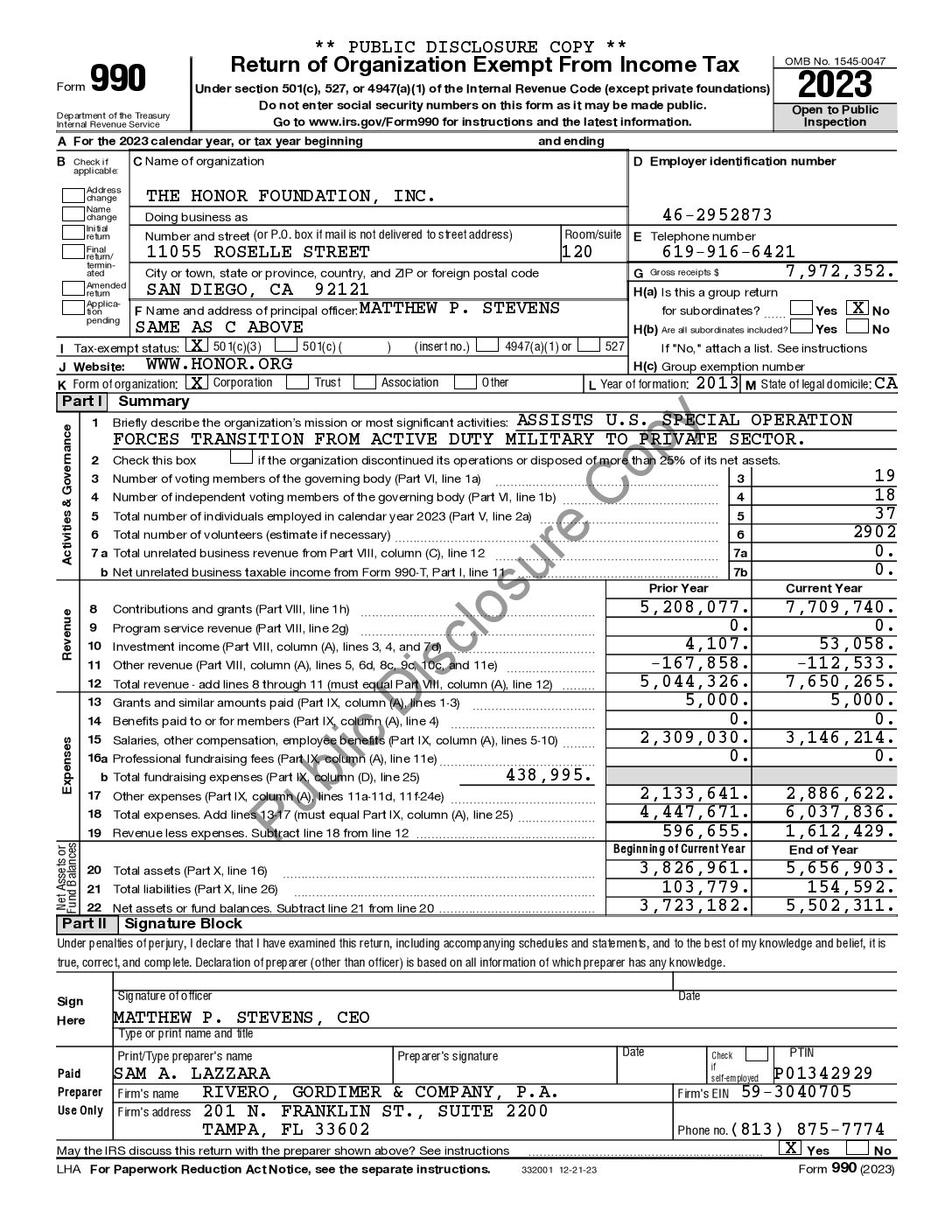 Form 990 For 2026