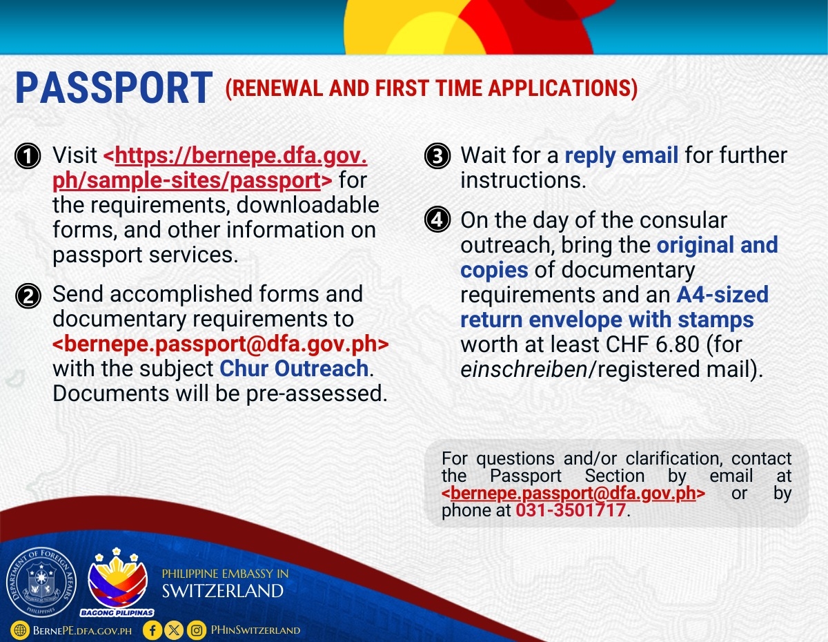 The Official Website Of The Philippine Embassy In Berne Switzerland