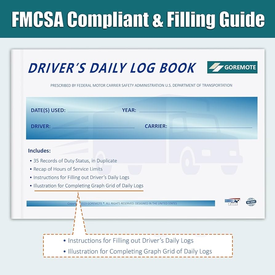 Trucker Paper Log Book