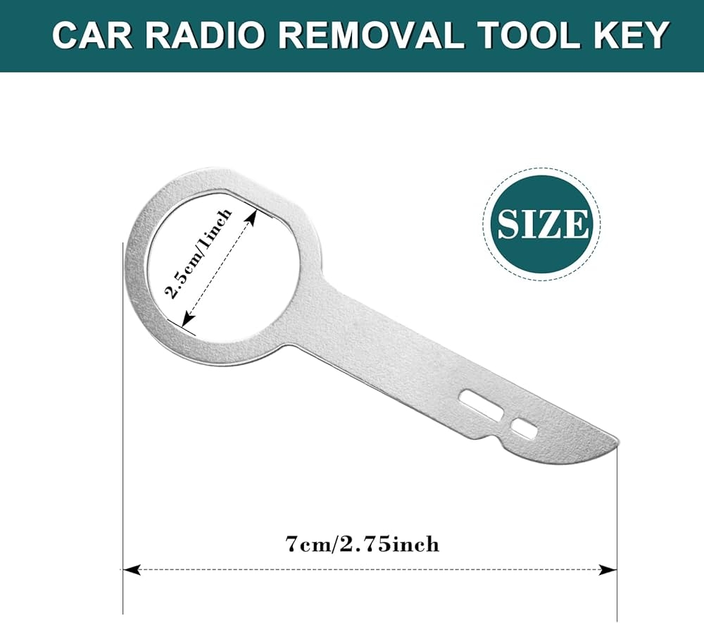 UKOFEW Entriegelungsschl ssel 4 St ck Autoradio Ausbauwerkzeug Autoradio Entriegelungswerkzeug Kompatibel Passend F r Die Meisten Autos Amazon de 