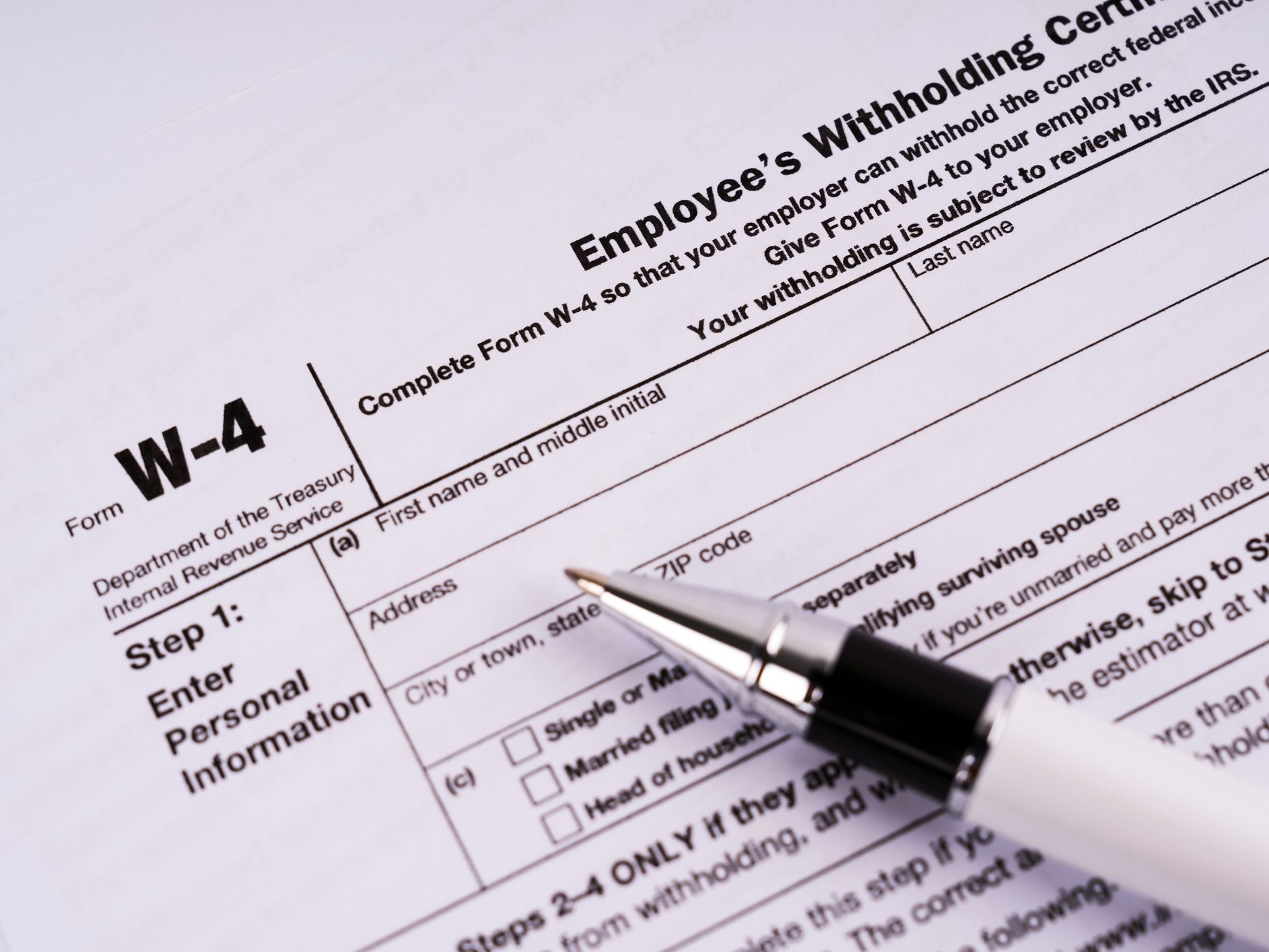 Irs Form W-4p 2026