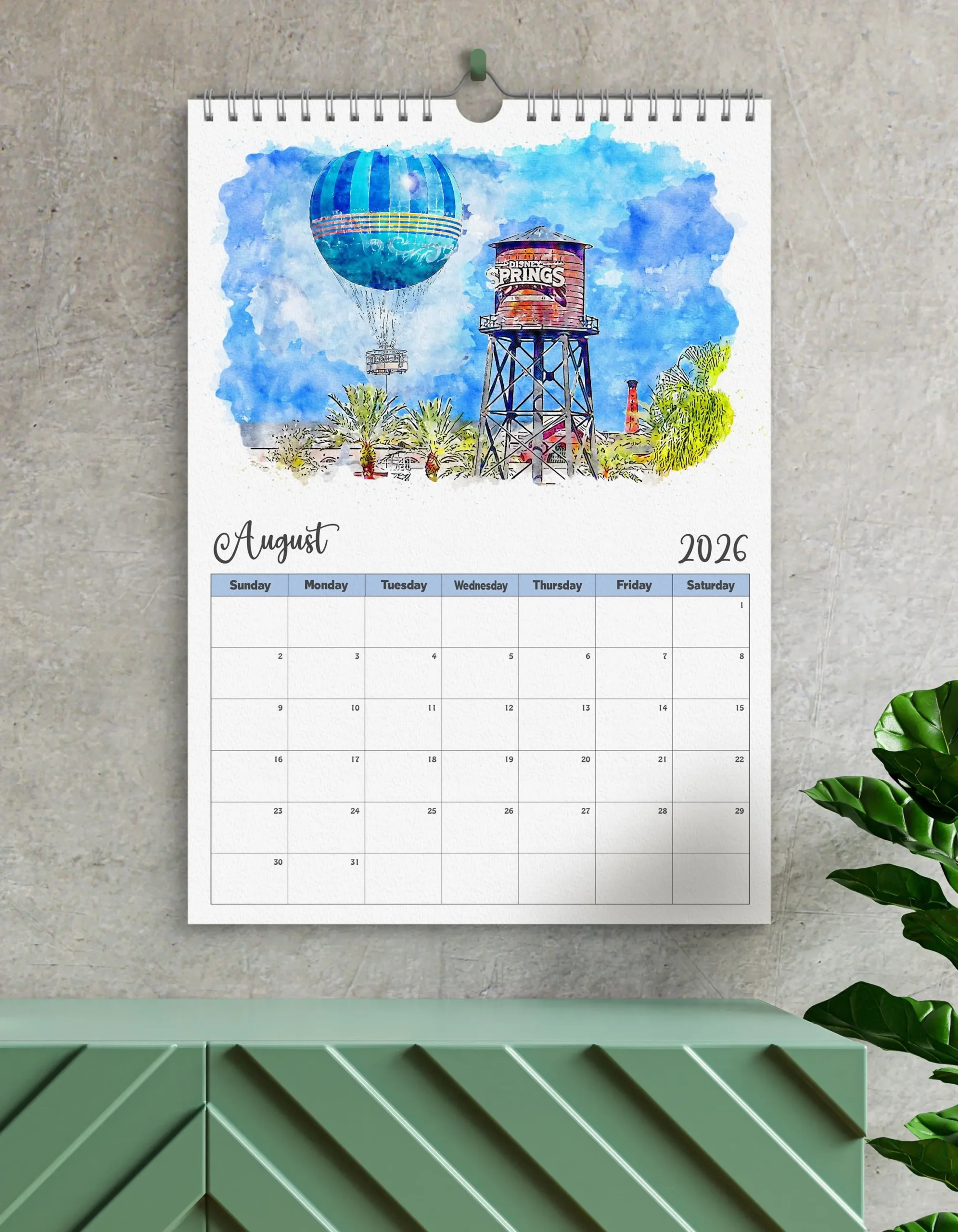 Walt Disney World Kalender 2026 Disney Prints Disney Kalender 