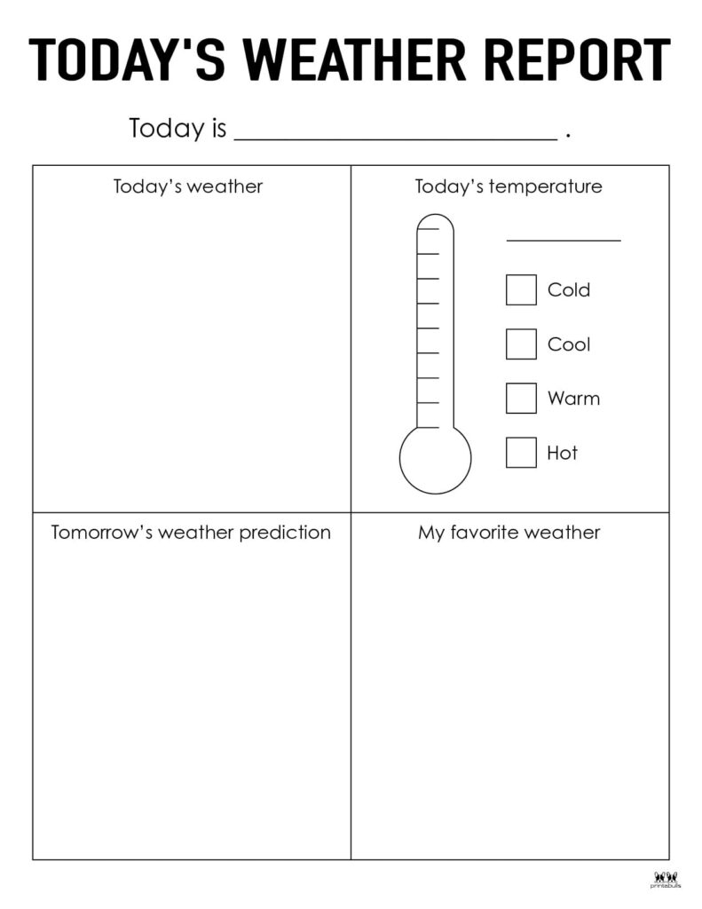 Weather Worksheets amp Printables 50 FREE Pages Printabulls