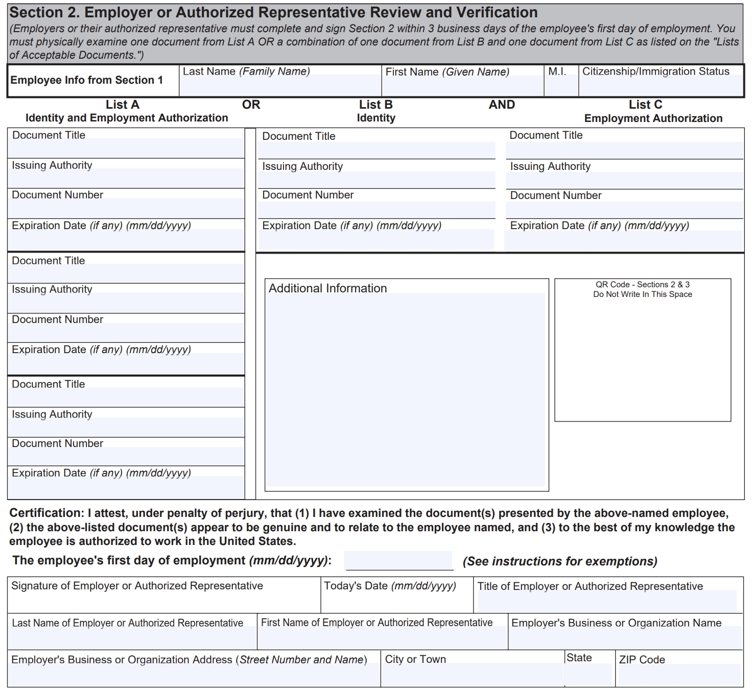 What Is A Federal I9 Form 2024 I9 Form 2024