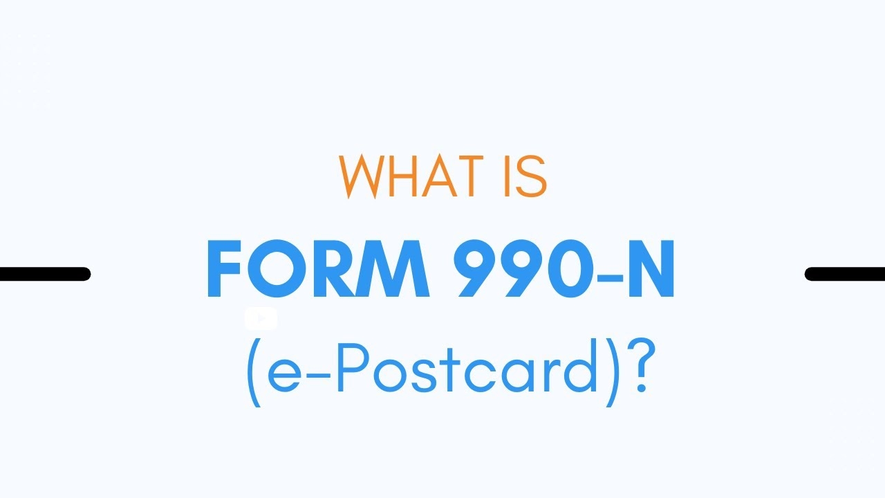 what is form 990 n e postcard
