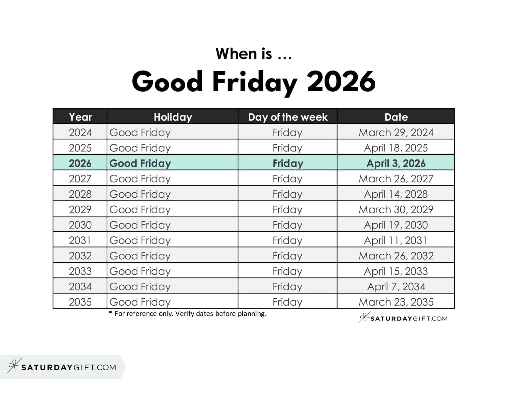 When Is Good Friday