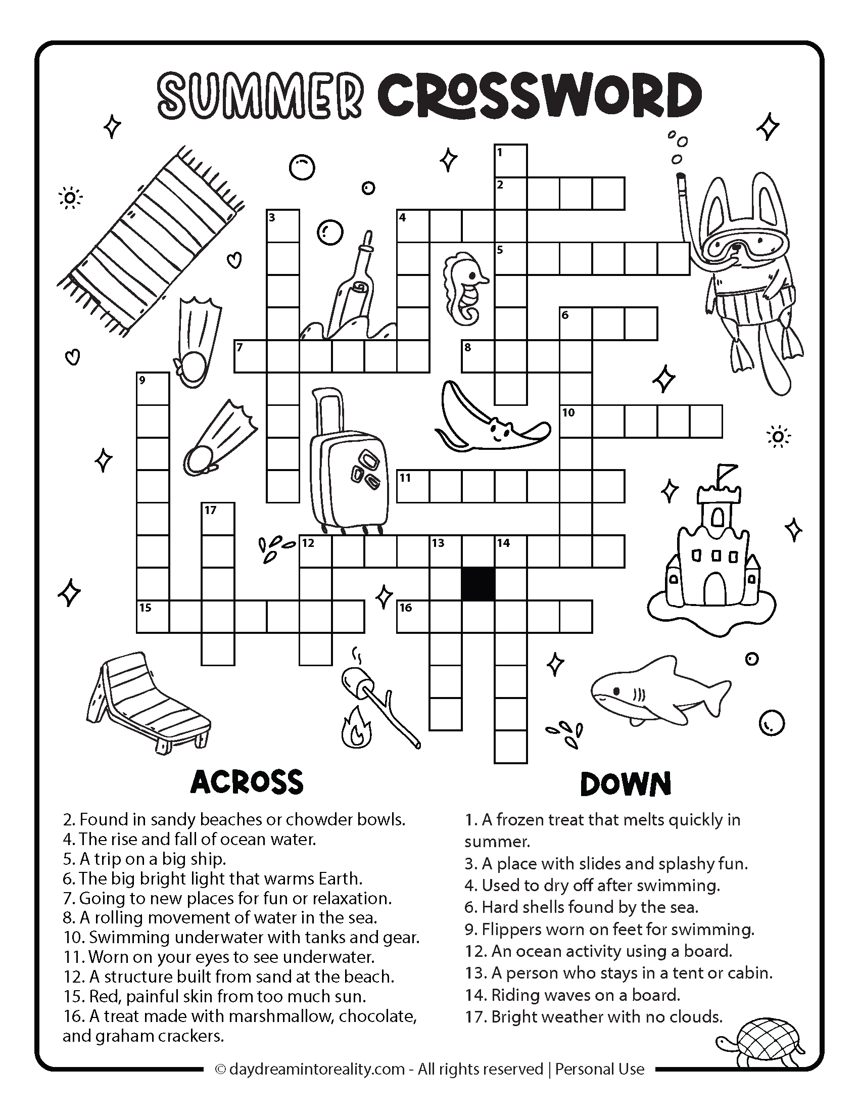 Easy Printable Crossword Puzzles With Answers