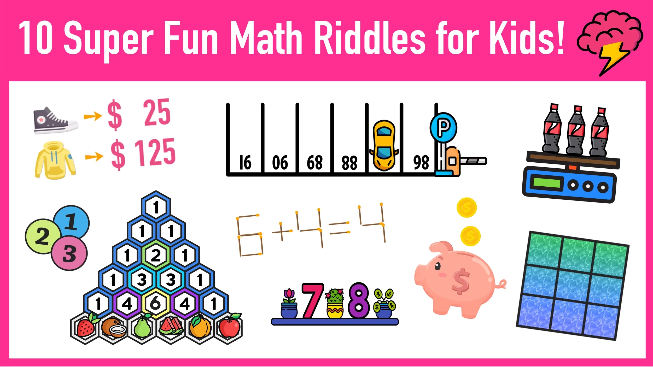 10 Super Fun Math Riddles For Kids Ages 10 with Answers 