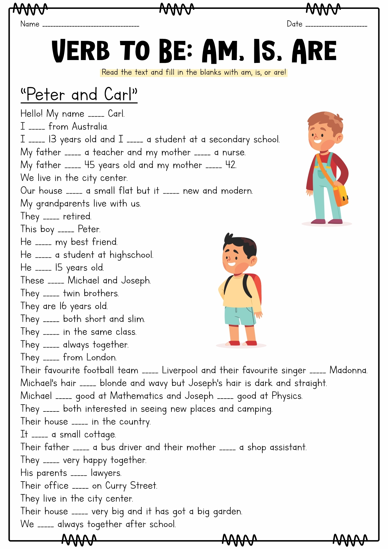 Esl English Worksheets Printable
