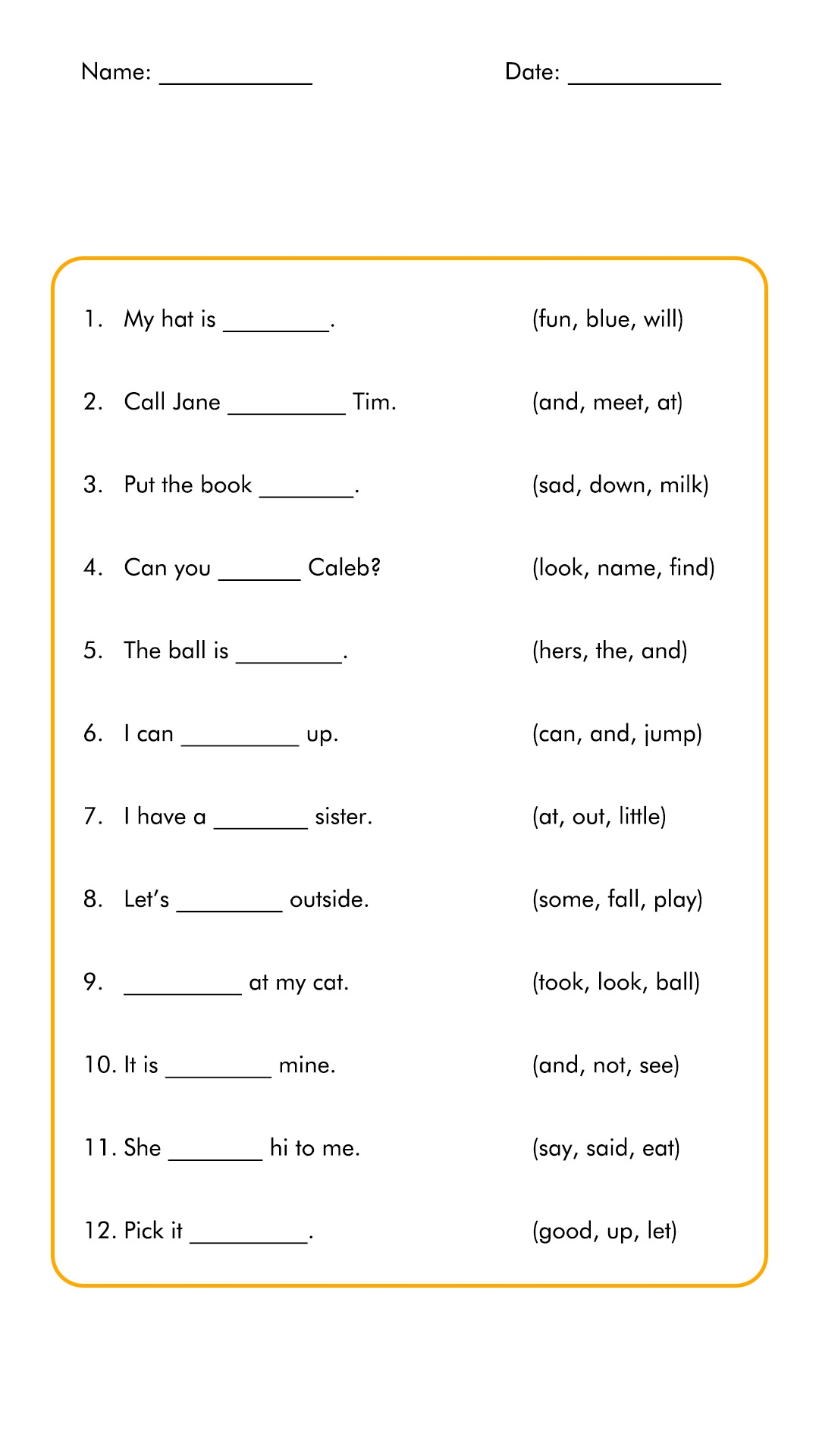 3rd Grade Worksheets Free Printables Reading
