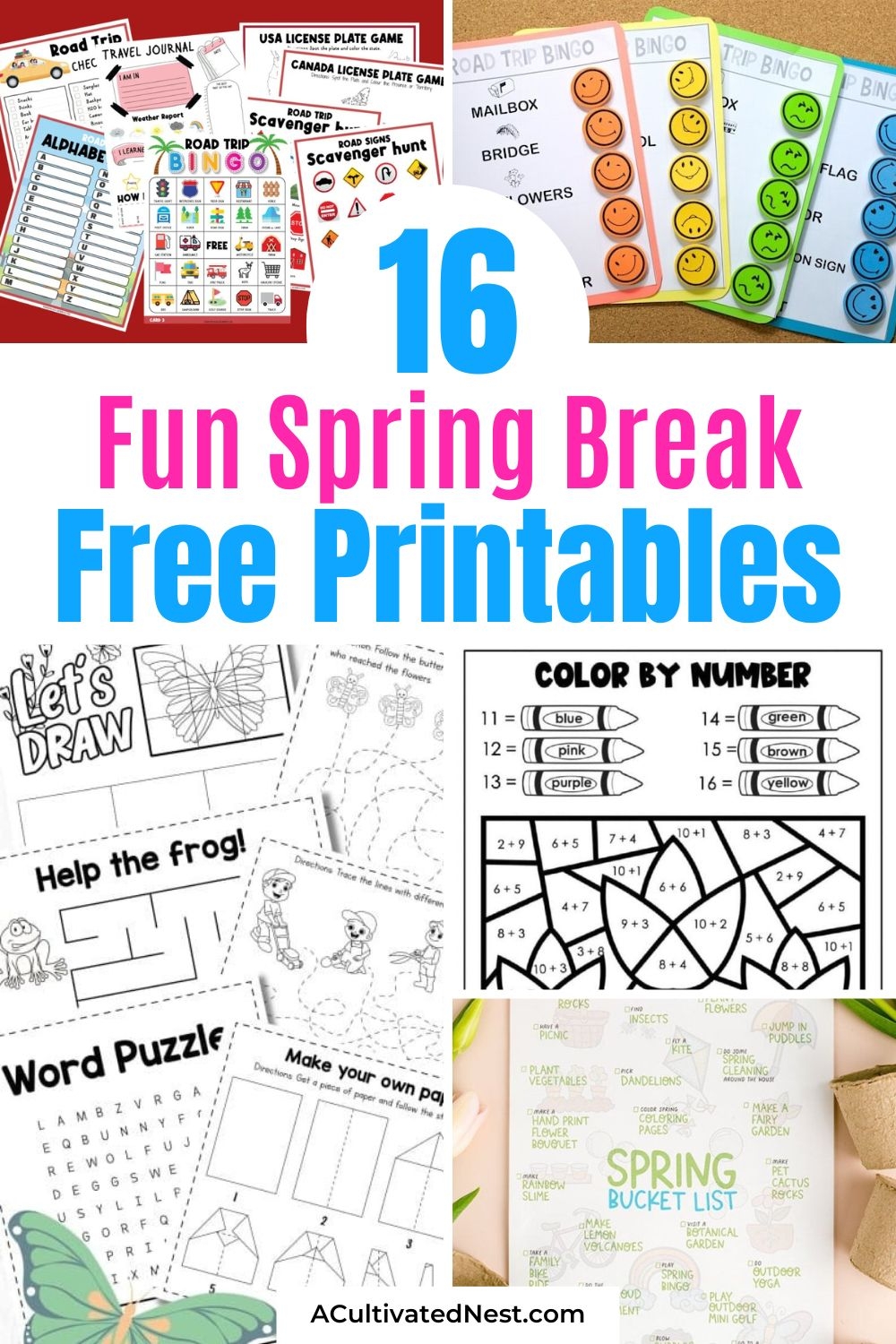 Spring Break Worksheets Free Printable