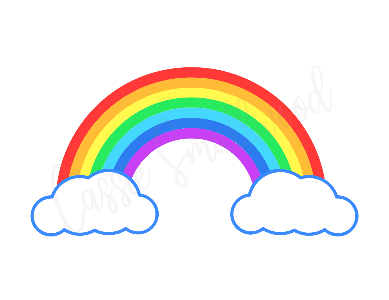 Free Printable Rainbow Template