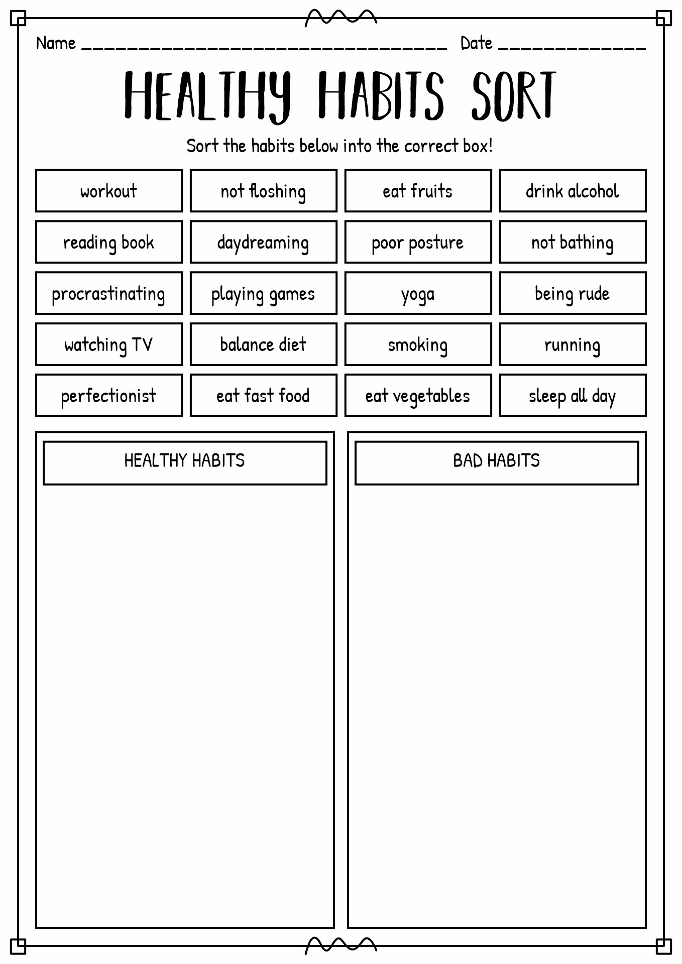 19 Covey 7 Habits Worksheets Printable Healthy Habits Activities 