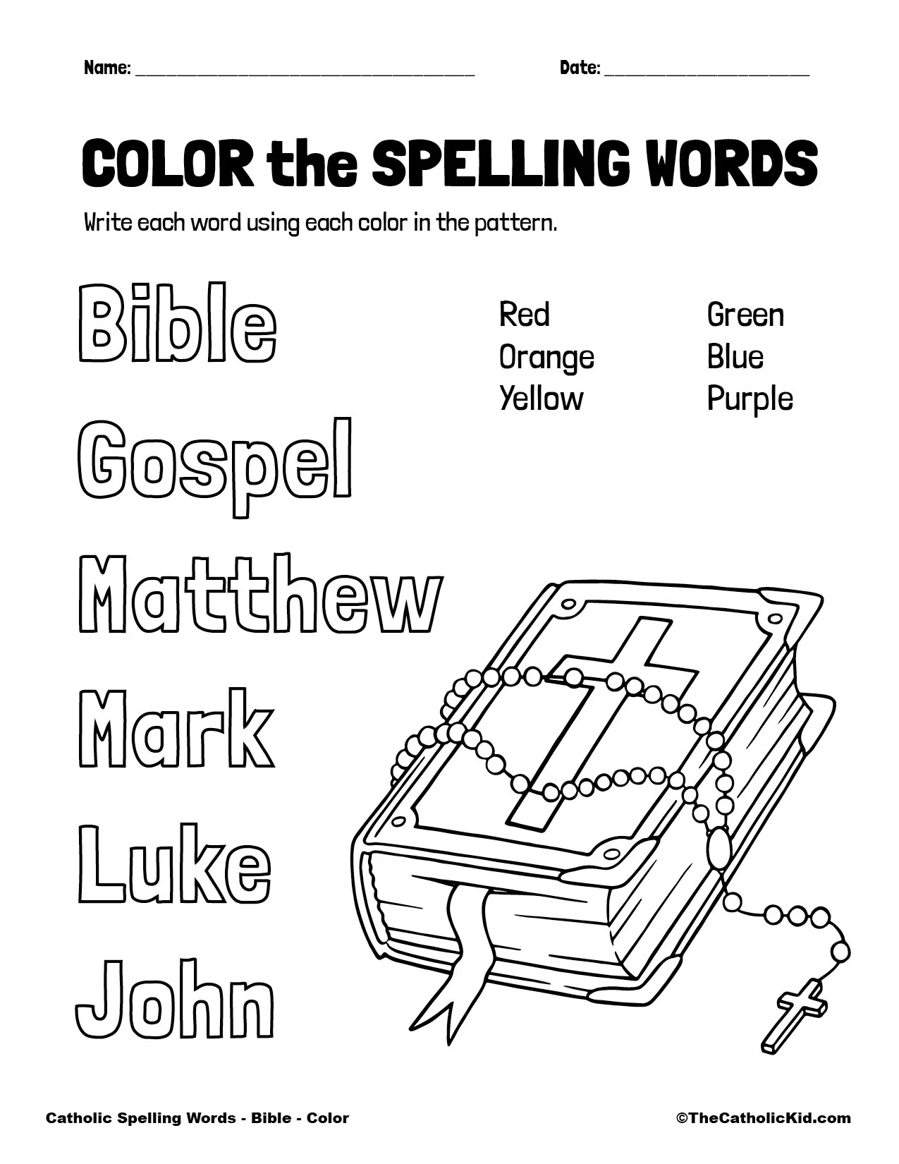 1st Grade Catholic Worksheets TheCatholicKid