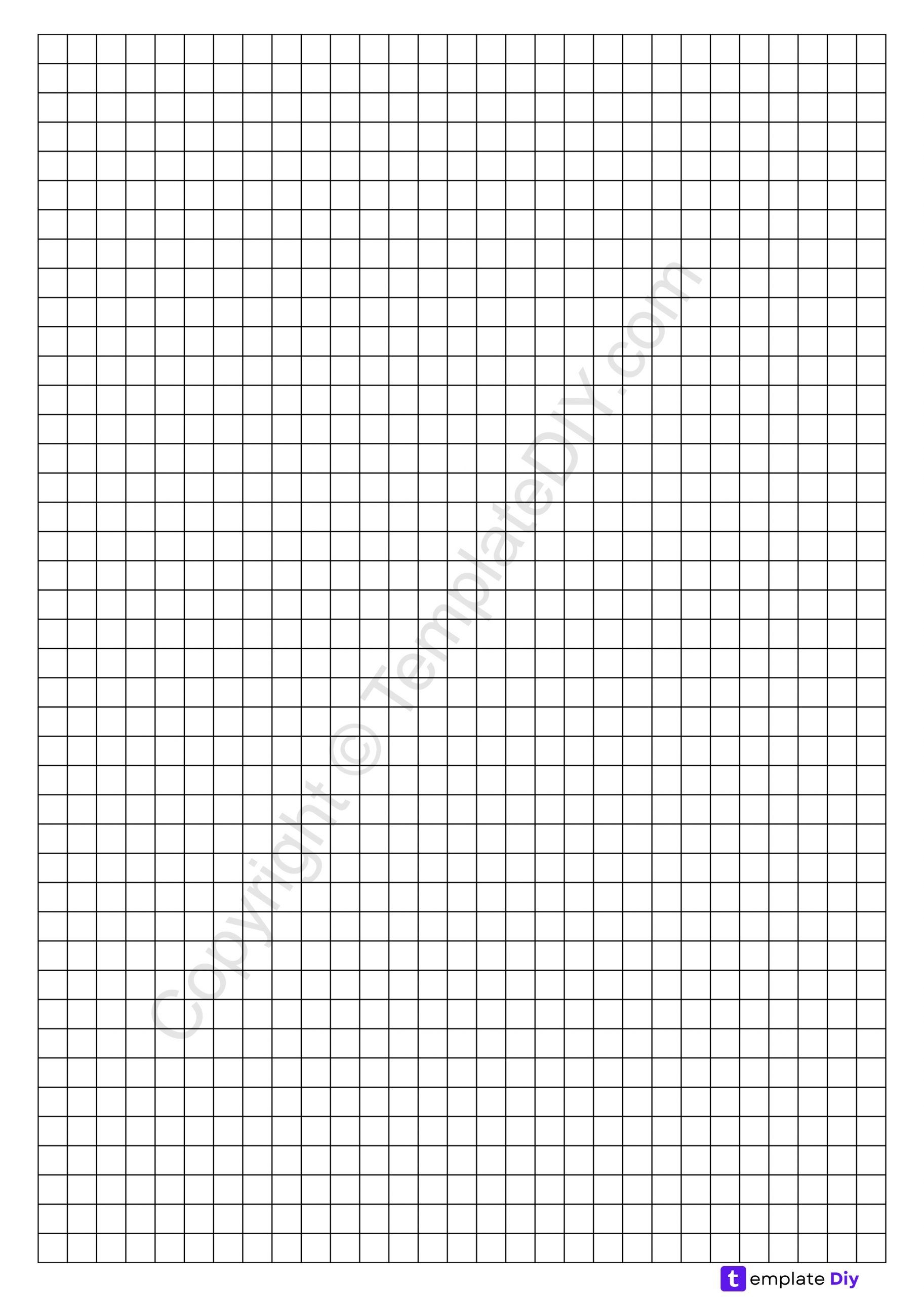 2 Dimensional Graph Paper Graph Paper Notebook 1 4 Grid For 