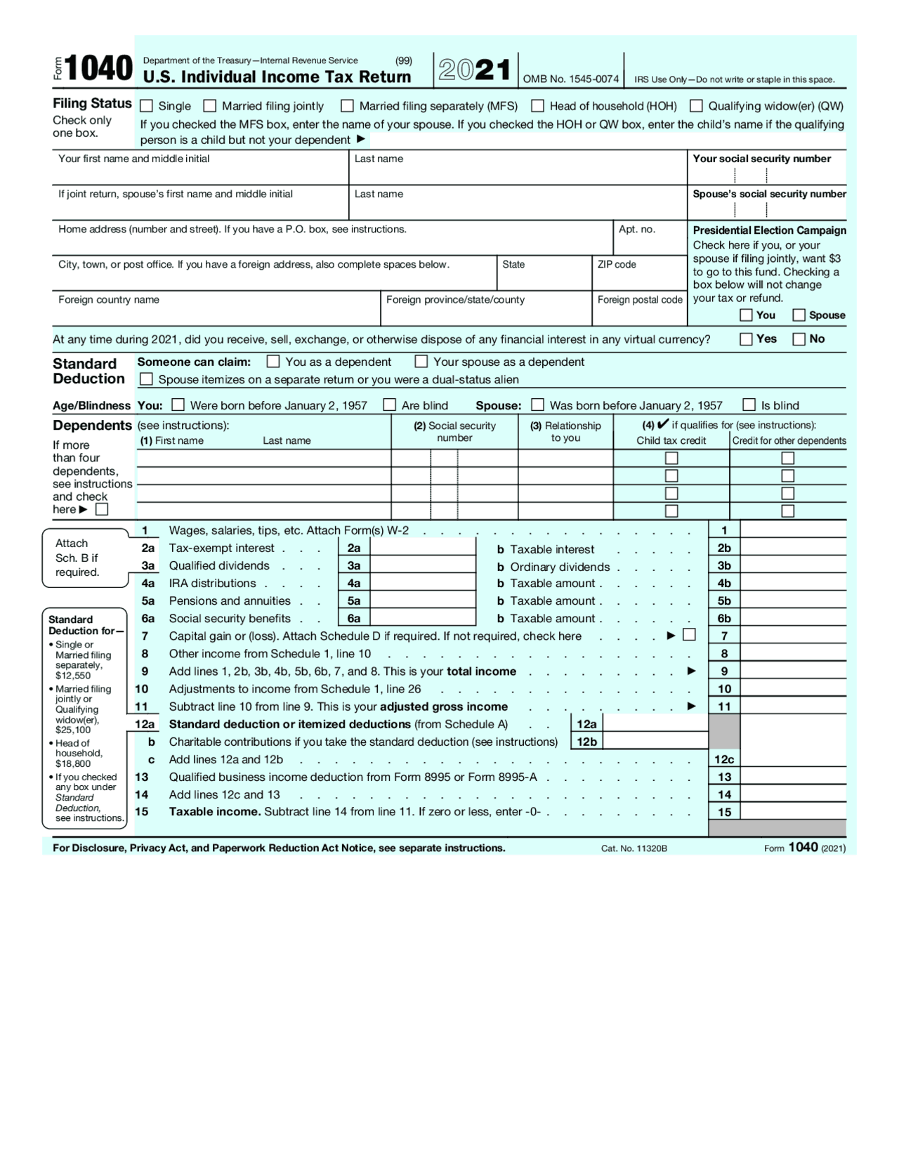 2021 Schedule 3 Form 1040 Lecture Notes Business Docsity
