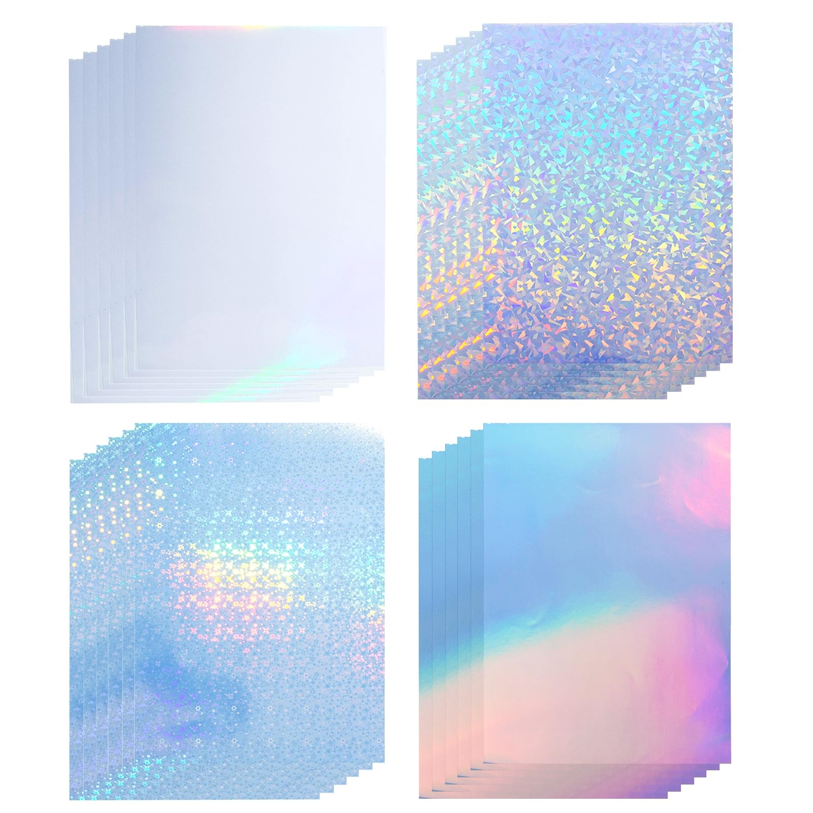 24 Sheets Printable Vinyl Sticker Paper A4 Size 21 X 29 7 Cm 