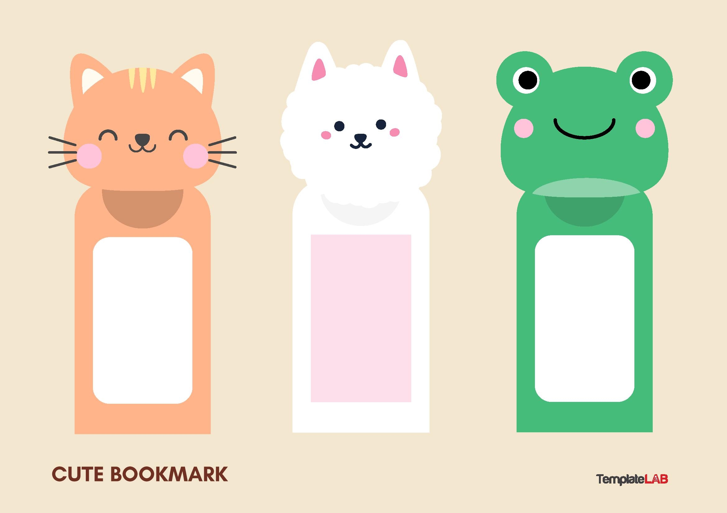 Free Printable Bookmark Template