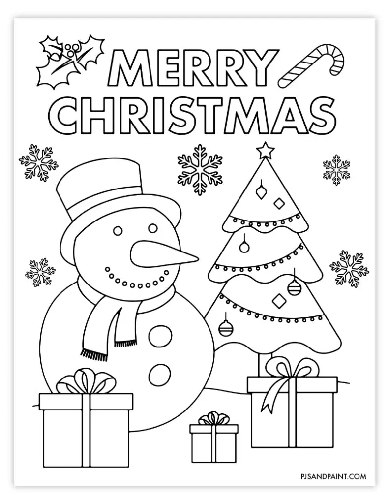 Printable Christmas Worksheets For Preschool