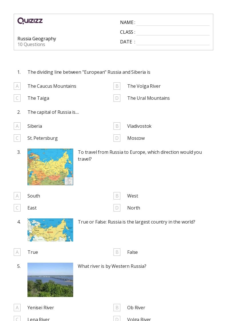 50 Geography Worksheets For 8th Grade On Quizizz Free 
