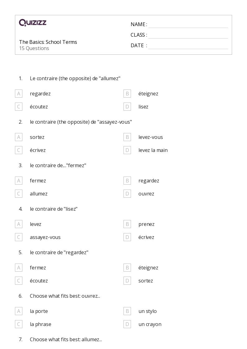 9th Grade Worksheets Free Printable