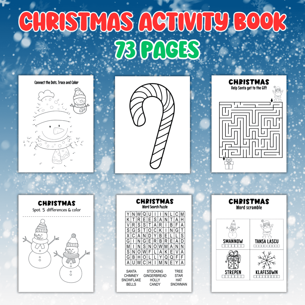Free Xmas Printable Puzzles
