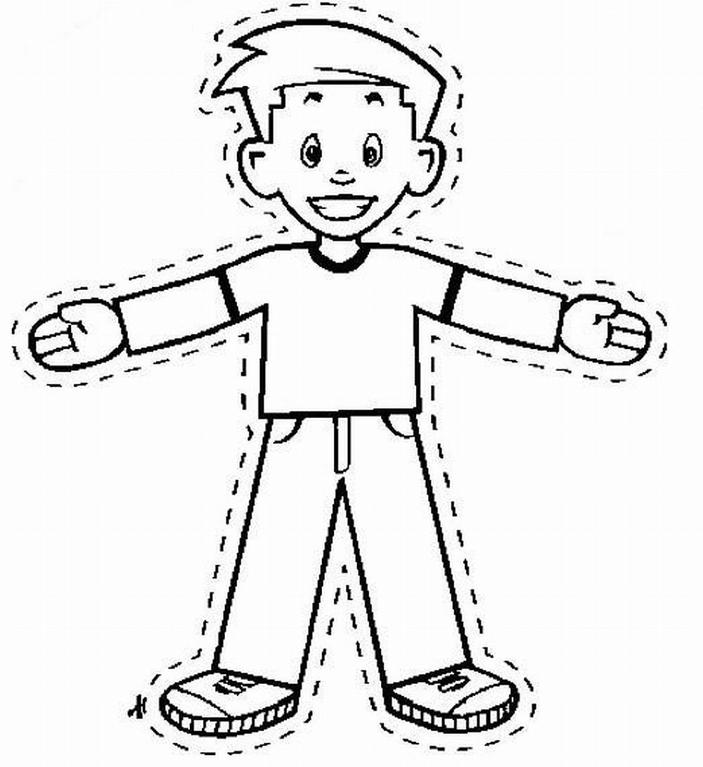 Flat Stanley Printable Template